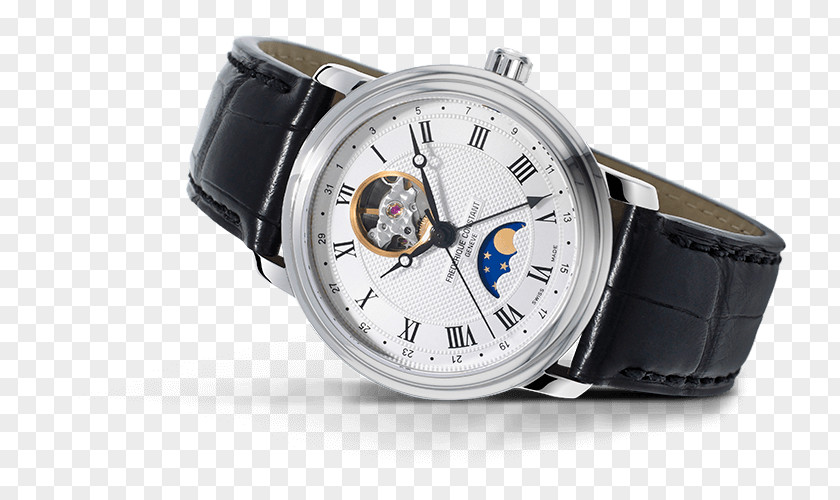 Watch Frédérique Constant Frederique Men's Classics Auto Moonphase Clock Rolex PNG
