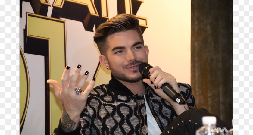 Adam Lambert Microphone Facial Hair PNG