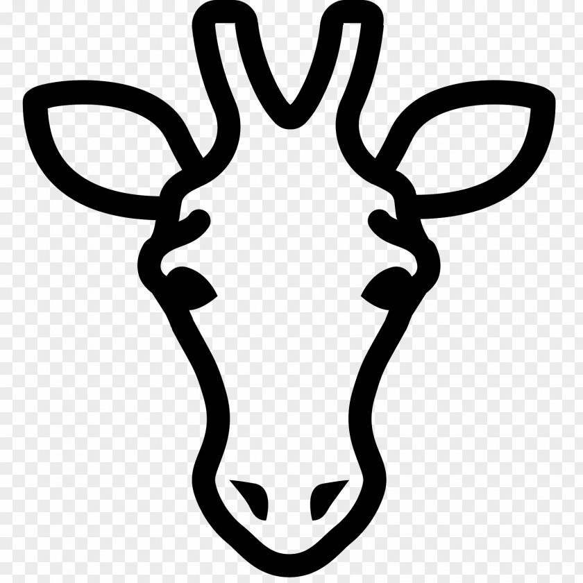 Giraffe African Elephant Icon Design PNG