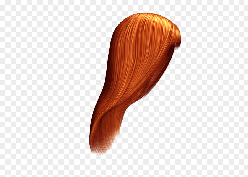 Hu Hair Coloring Long Caramel Color PNG