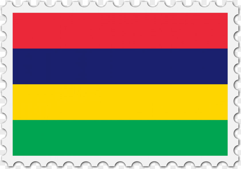Stamps Clipart Flag Of Mauritius National Italy Honduras PNG