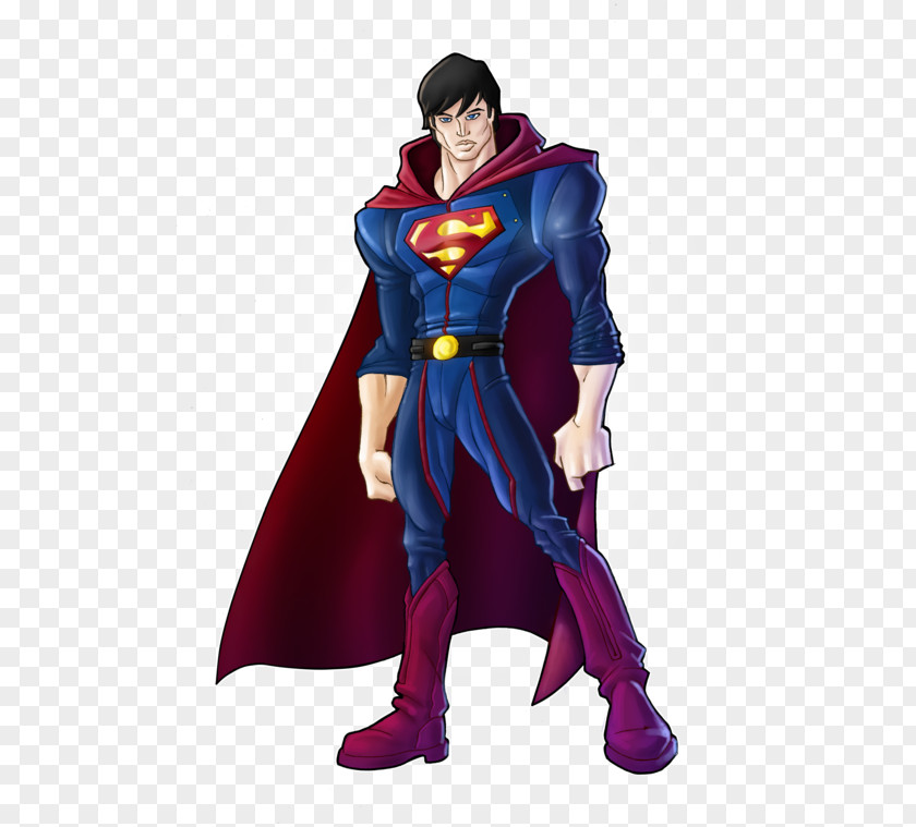 Superman Figurine Electric Blue PNG
