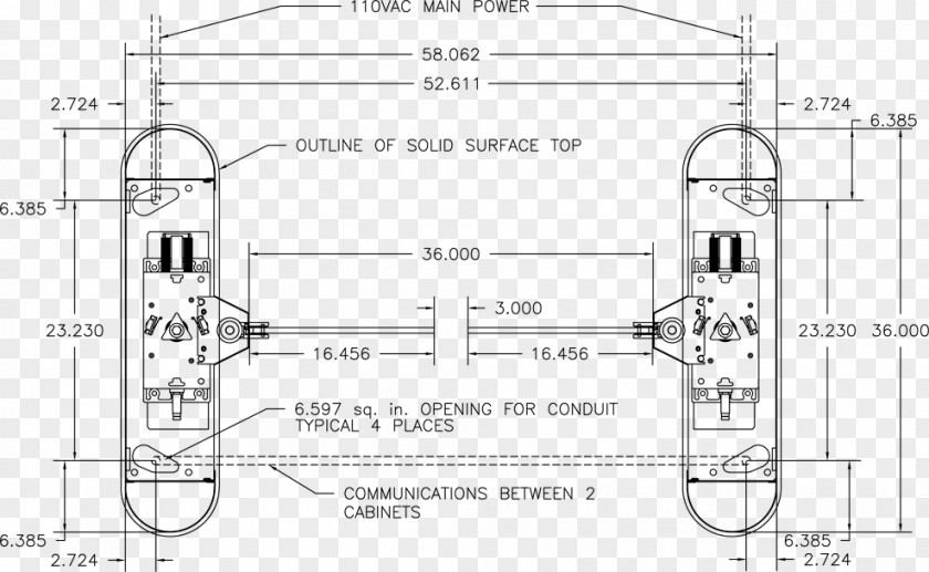 Toll Gate Controlled Access, Inc. Diagram Technical Drawing Turnstile Access Control PNG