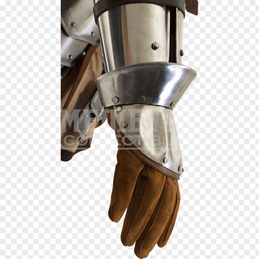 Brass Steel Glove Gauntlet Leather PNG