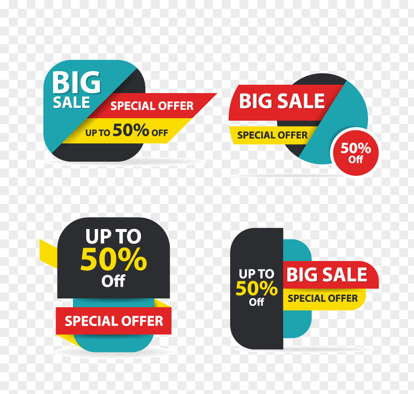 Colorful Shopping Sale Flyer Poster Brochure Template, Discount Elements For Advertising Sales Logo Banner PNG