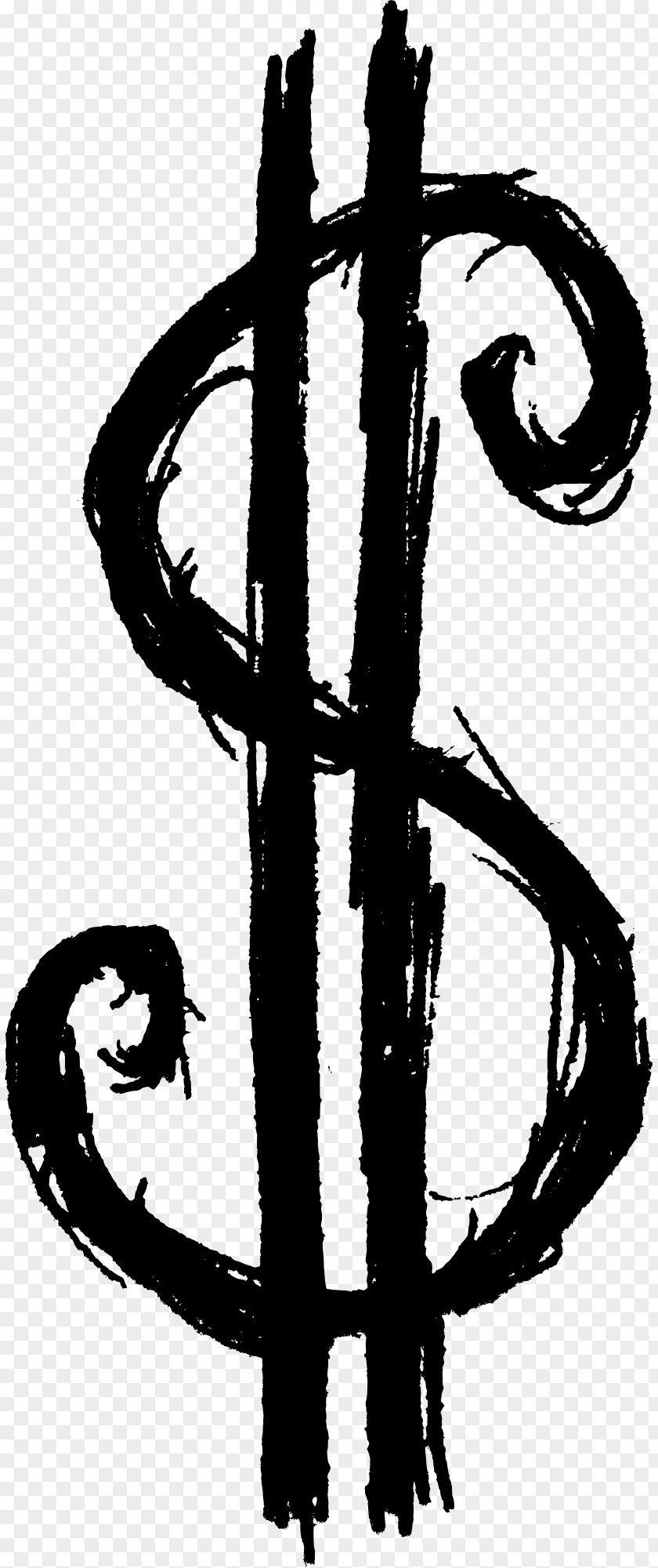 Draw Drawing Dollar Sign Money Clip Art PNG