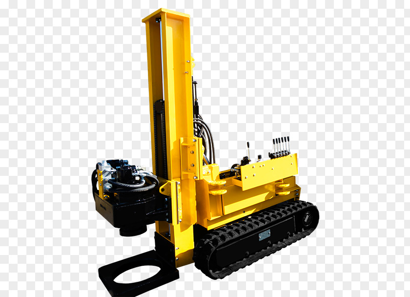 Drilling Rig Machine Augers Deep Foundation Pile Driver PNG