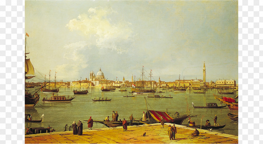 Painting Watercolor Bacino Di San Marco, Venice Saint Mark's Basilica Wallace Collection PNG