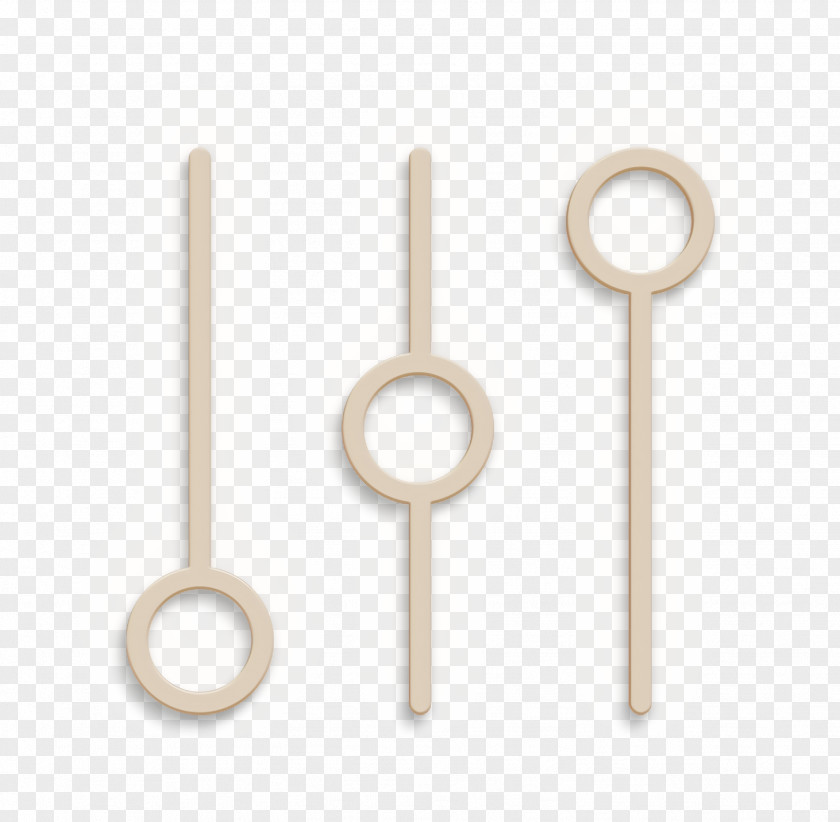 Brass Jewellery Controls Icon Essential Set Adjust PNG