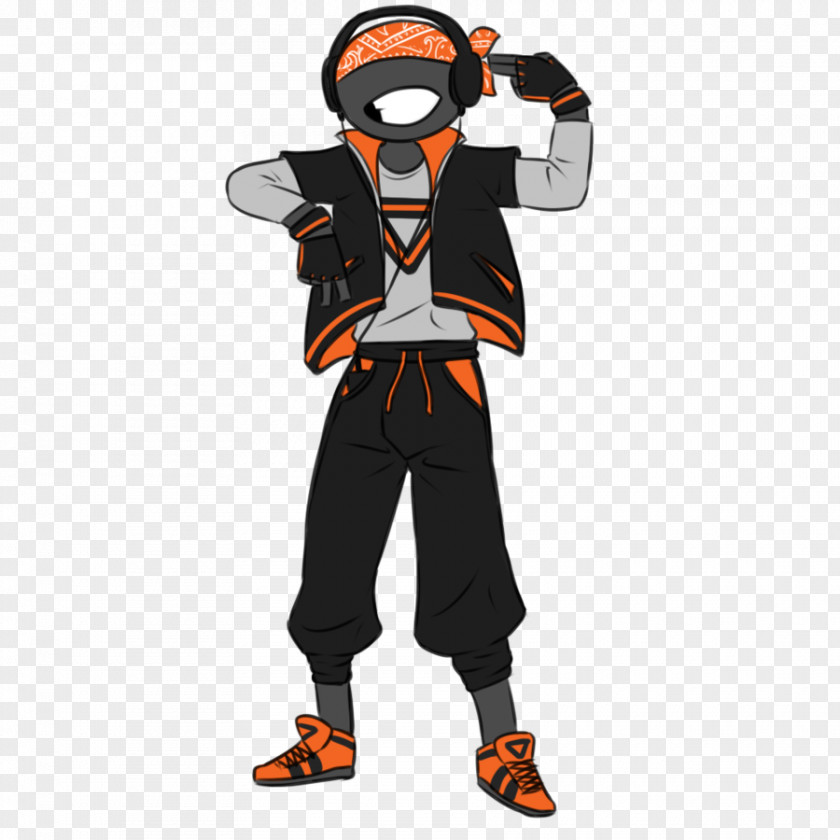 Ice Orange Costume Headgear Character PNG