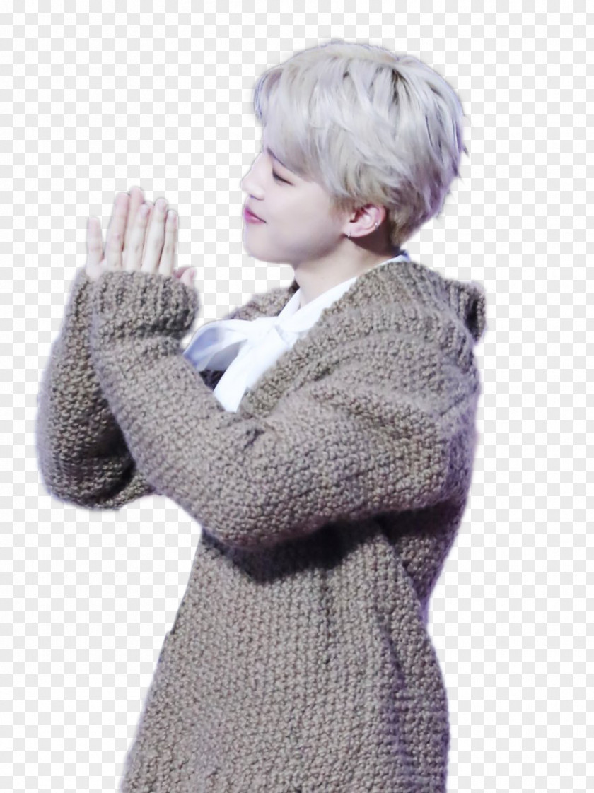 Purple Cardigan Grey BTS PNG