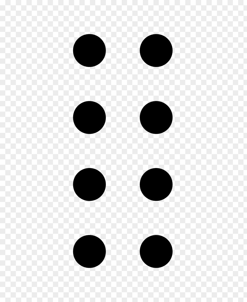 Character Graphic Symbol Eight Dots PNG