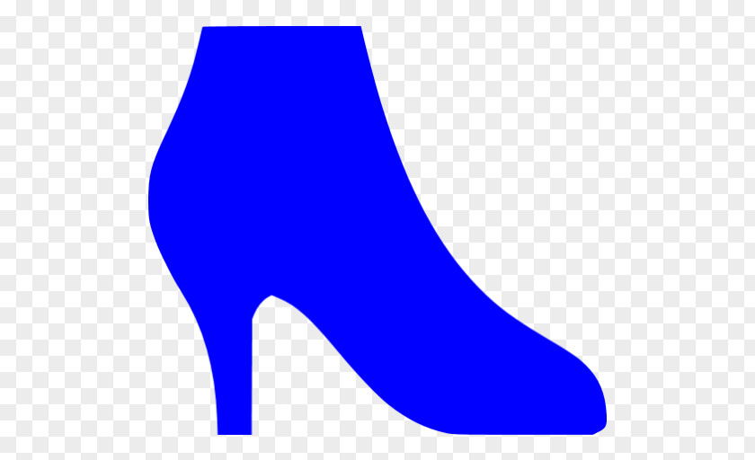 Design High-heeled Shoe Cobalt Blue Clip Art PNG