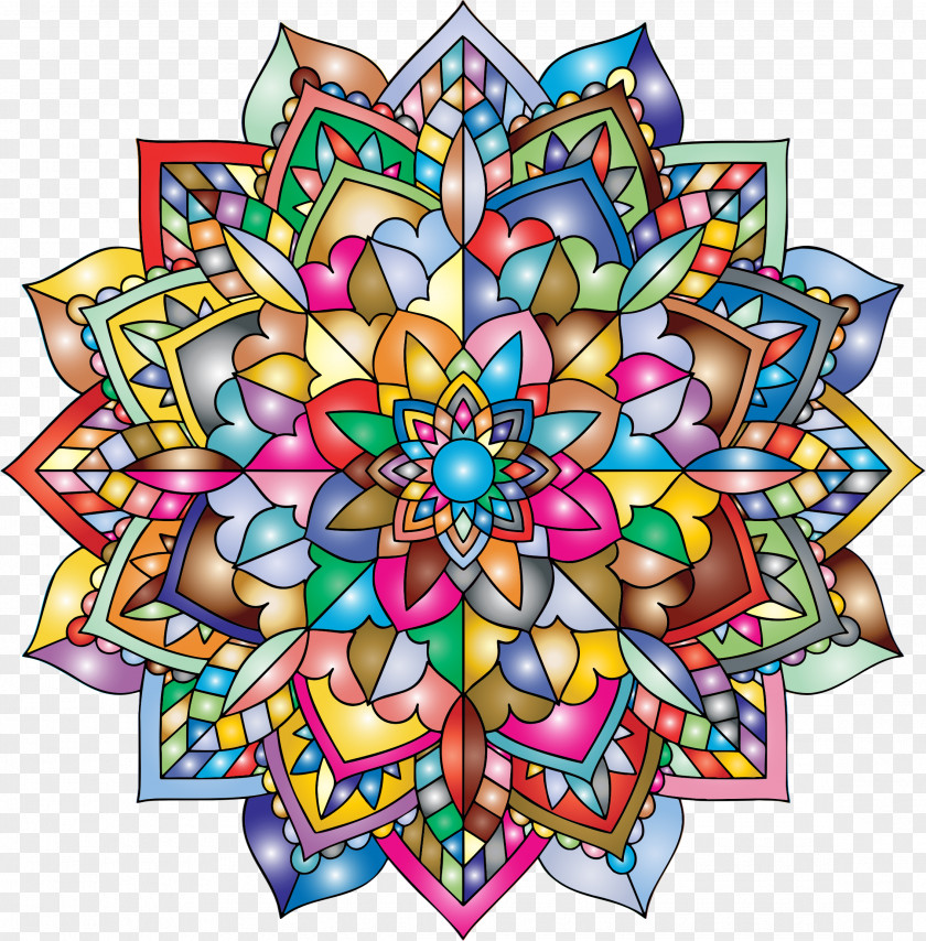 Mandala Art Coloring Book Clip PNG