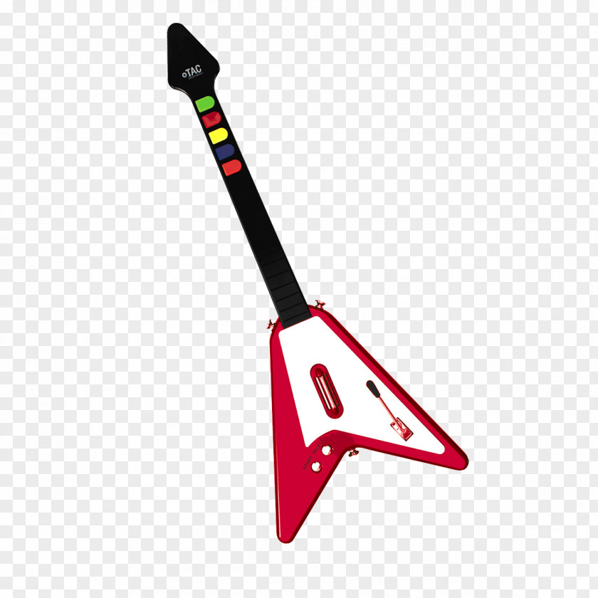 Red Electric Guitar PNG