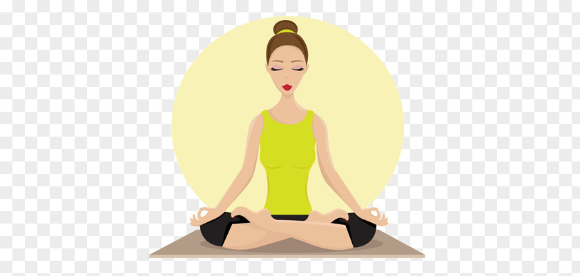 Yoga Lotus Position Woman PNG