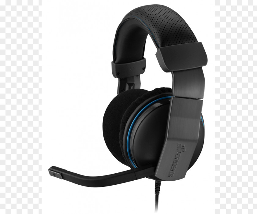 Gold Wire Edge Laptop 7.1 Surround Sound Corsair Components CORSAIR Vengeance 1500 Dolby USB Gaming Headset PNG