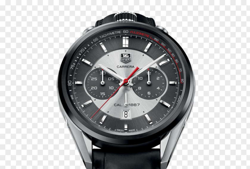 Heuer Chronograph TAG Men's Carrera Calibre 1887 Watch 16 Day-Date PNG