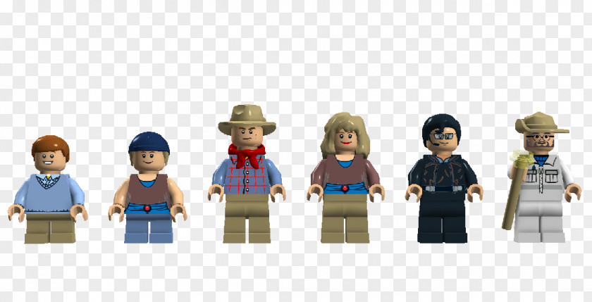 Lego Jurassic The Group Figurine PNG
