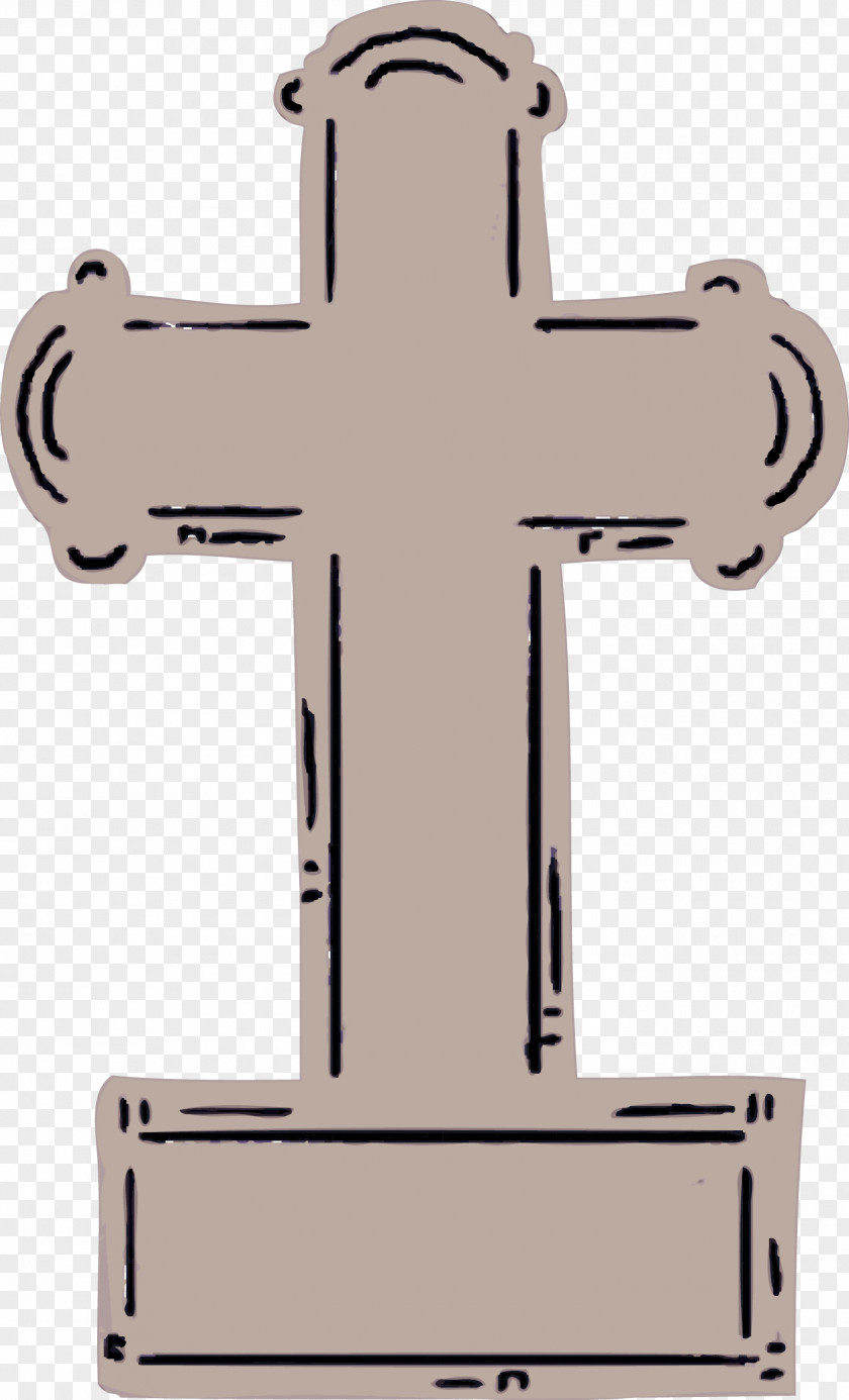 Metal Crucifix Halloween PNG