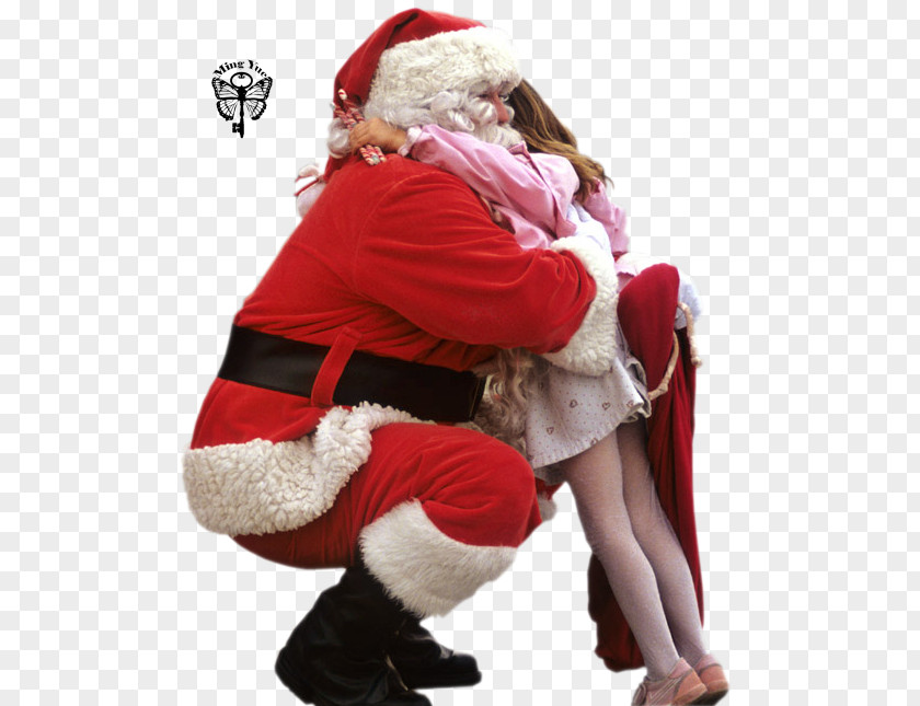 Santa Claus Mrs. Hug Father Christmas PNG