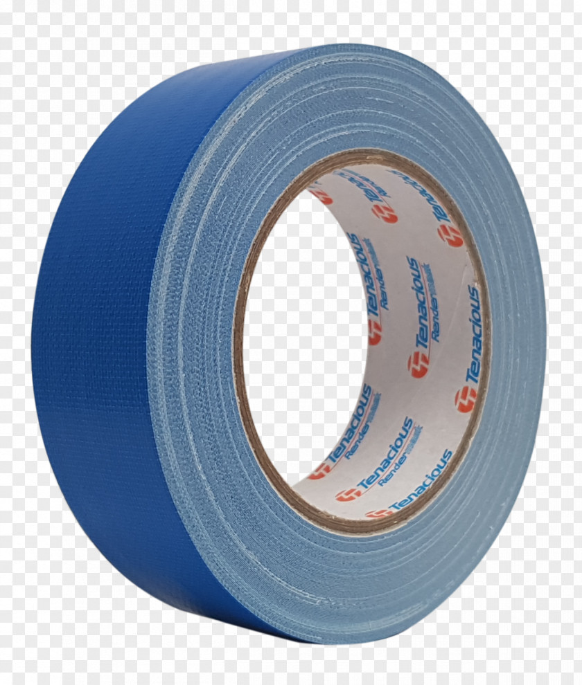 Blue Cloth Adhesive Tape Gaffer PNG