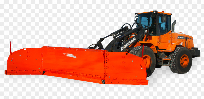 Bulldozer Snowplow Loader Plough Snow Pusher PNG