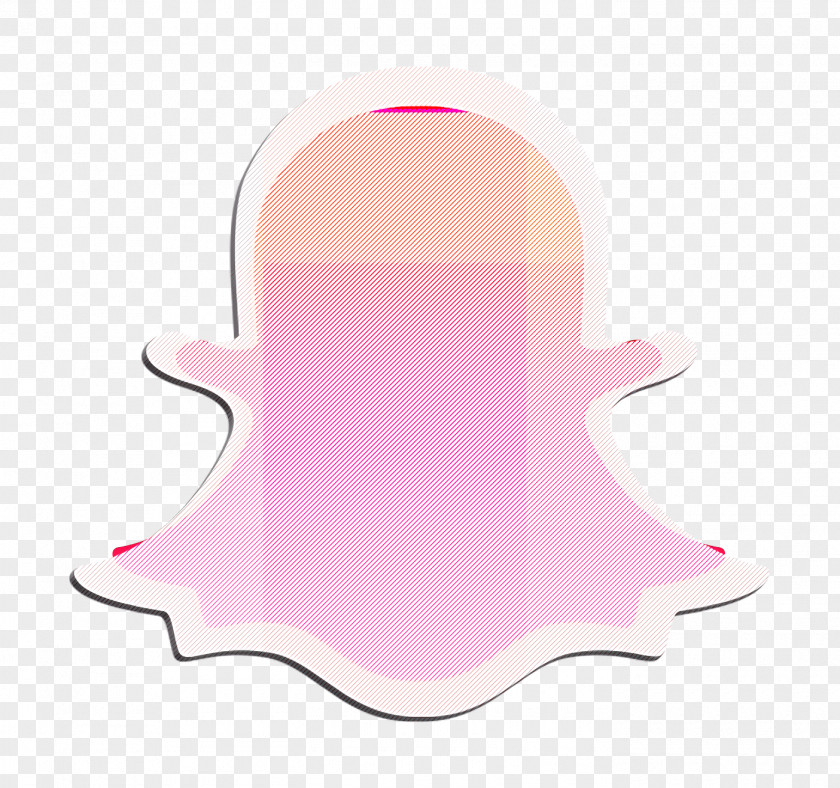 Magenta Material Property Media Icon Snapchat Social PNG
