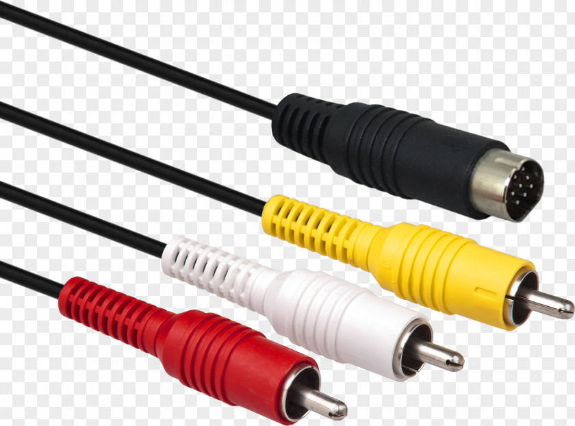 RCA Connector Composite Video Electrical Audio And Interfaces Connectors Cable PNG