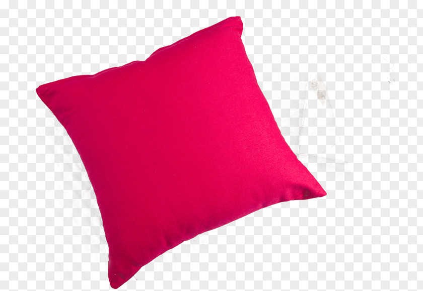 Red Pillow Throw Cushion Rectangle PNG