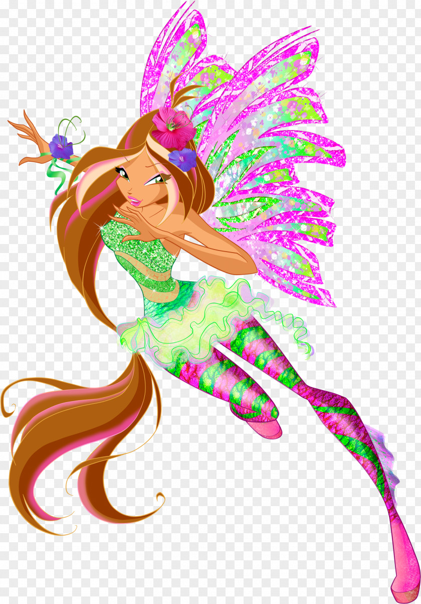 Winx Flora Bloom Stella Tecna Aisha PNG