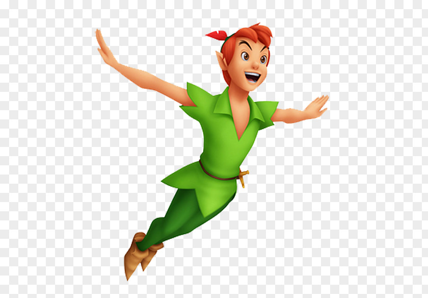 Cartoon Flying Peter Pan Wendy Darling Tinker Bell Dr. John Lost Boys PNG