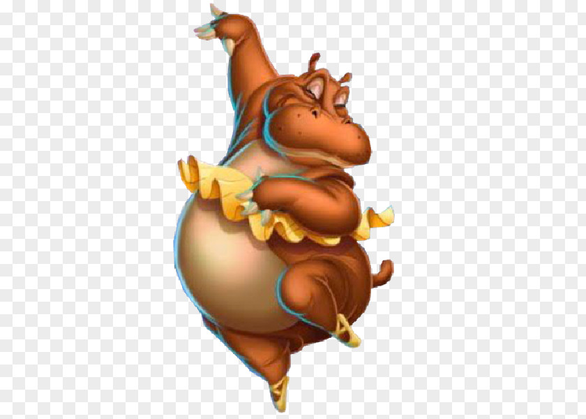 Hippo Cartoon Cute Hippopotamus The Lion King In A Tutu: Dancing Disney Animation Walt Company Fantasia PNG