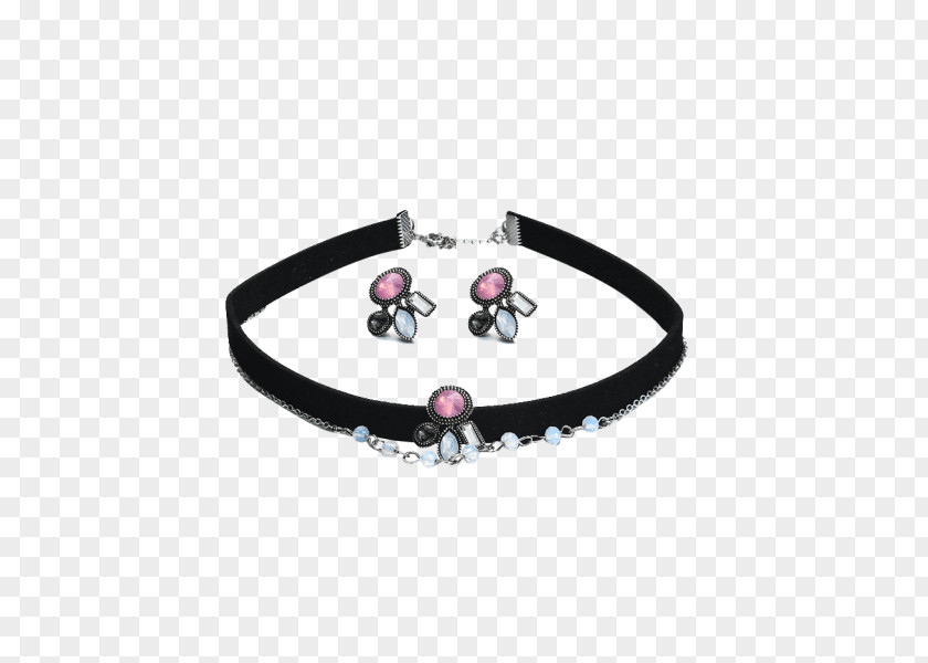 Necklace Earring Gemstone Choker Pendant PNG