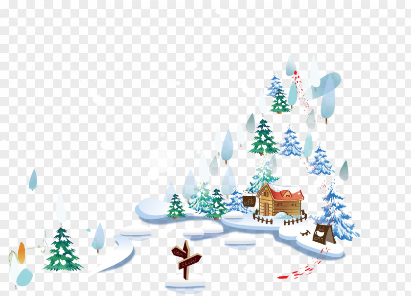 Snowy Winter Material Daxue Snow PNG