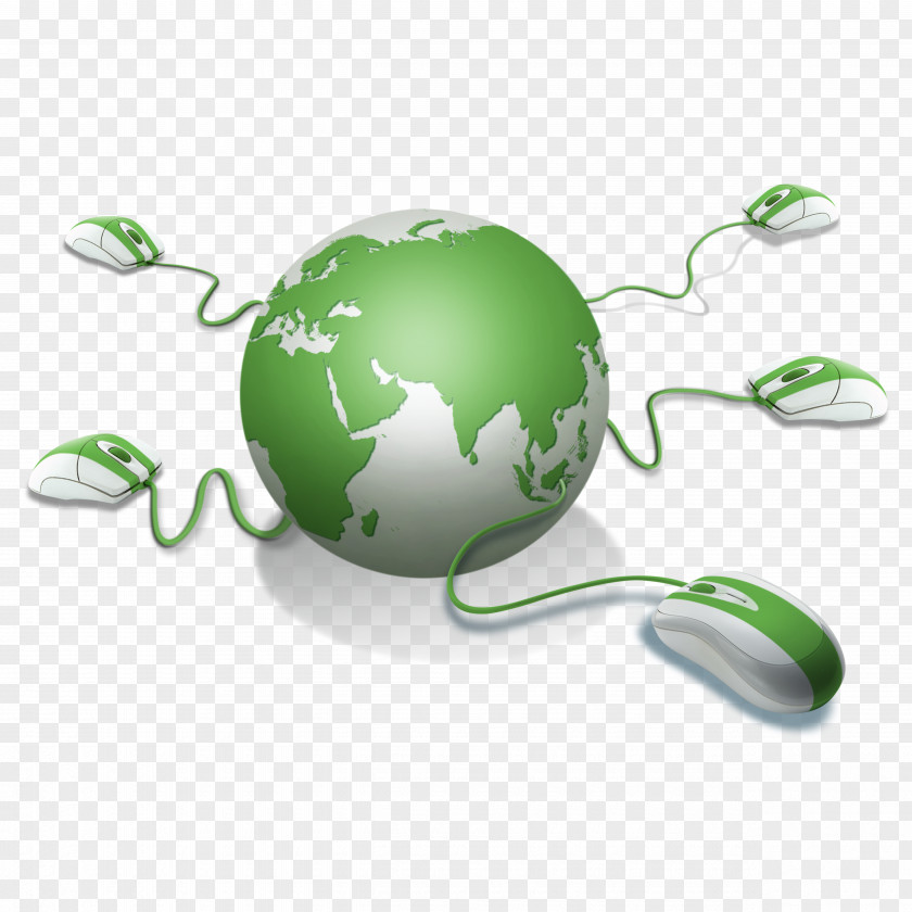 Abstract Green Earth Mouse Computer Mousepad PNG