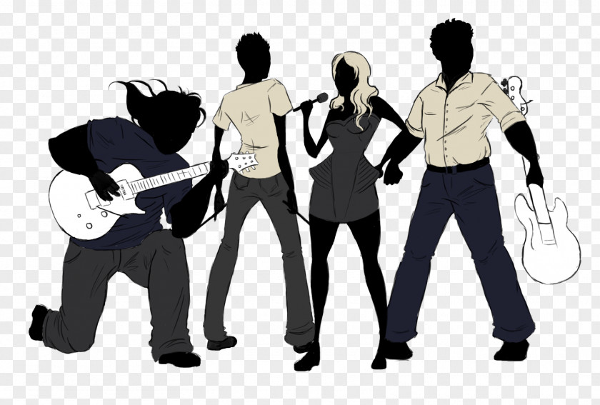 Band Rock Musical Ensemble Silhouette Jazz PNG