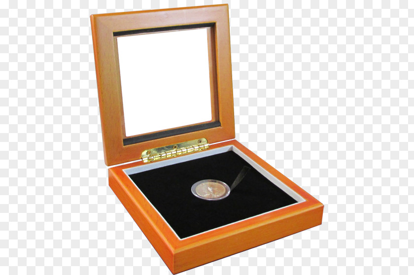 Box Display Case Wood Glass Coin Capsule PNG