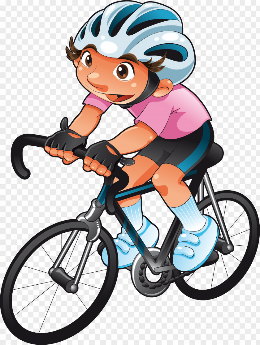 Cartoon Mountain Bike Bicycle Cycling PNG