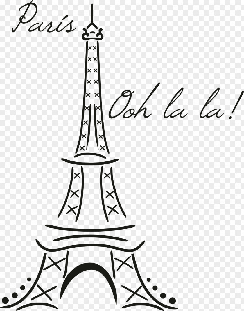 Eiffel Tower Wall Decal Drawing Clip Art PNG