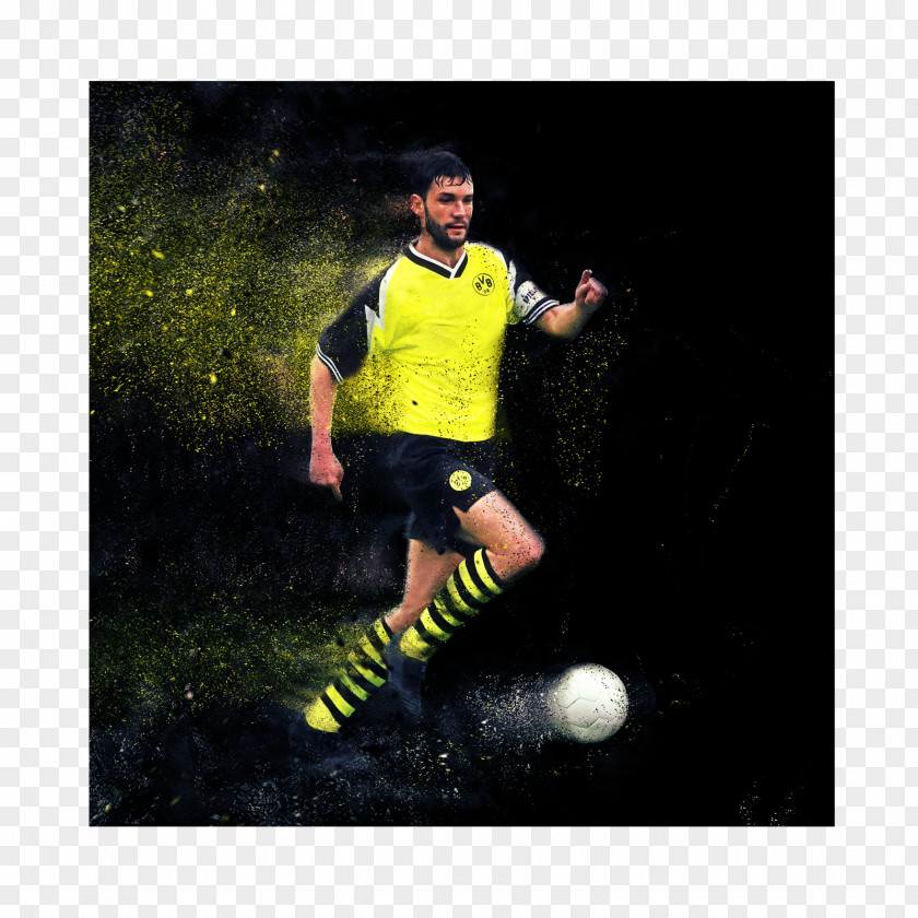 Football Player Borussia Dortmund Kunstdruck PNG