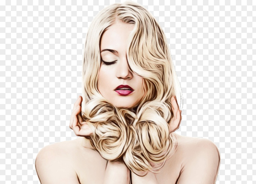 Hair Face Blond Skin Chin PNG