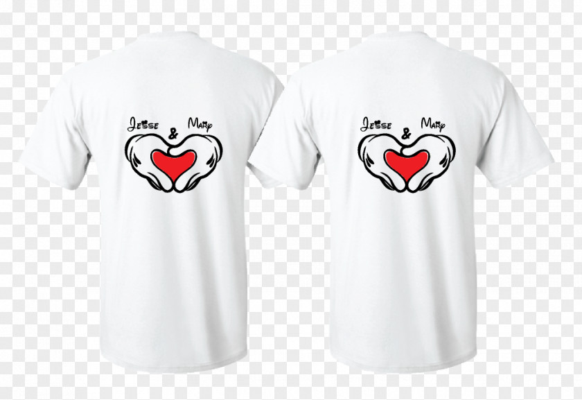 Heart-shaped Bride And Groom Wedding Shoots T-shirt Collar Outerwear Sleeve Logo PNG