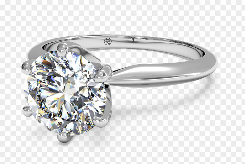 Ring Wedding Engagement Princess Cut PNG