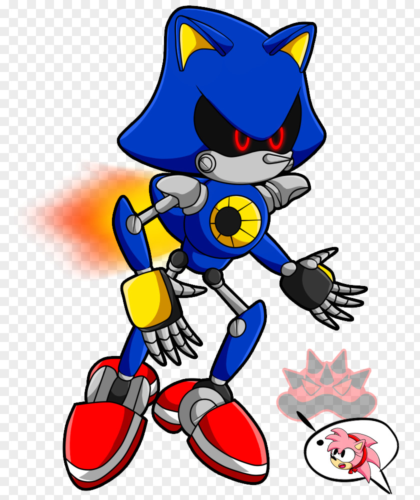 Sonic The Hedgehog Metal Amy Rose Doctor Eggman Chaos CD PNG