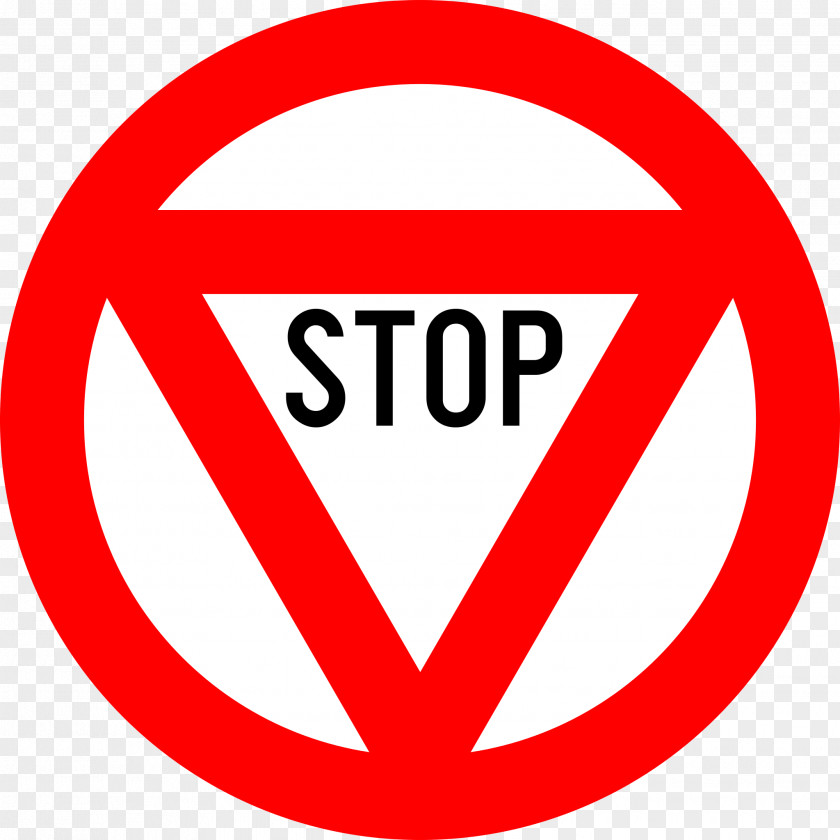 Stop Sign Priority Signs Traffic Vienna Convention On Road And Signals Clip Art PNG