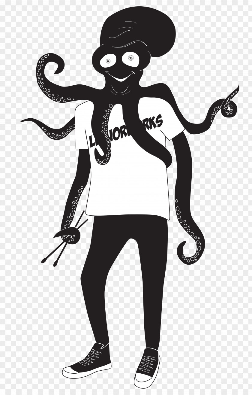 Emo Band Shirts Human Behavior Clip Art Illustration Black PNG