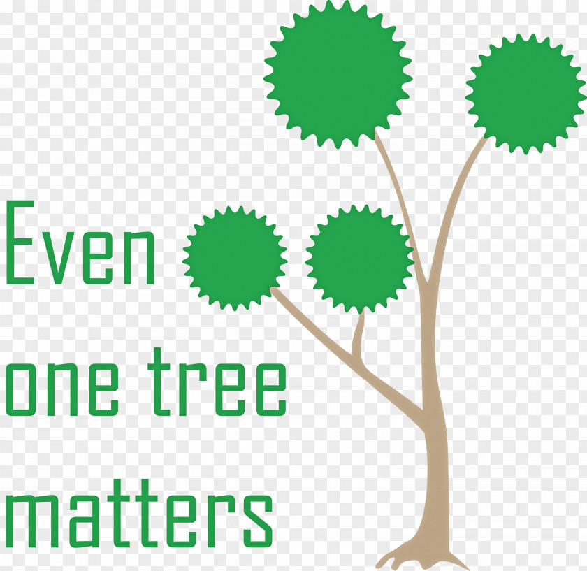 Even One Tree Matters Arbor Day PNG