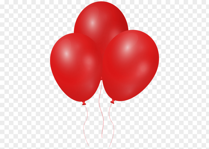 Heart Party Supply Balloon Red PNG