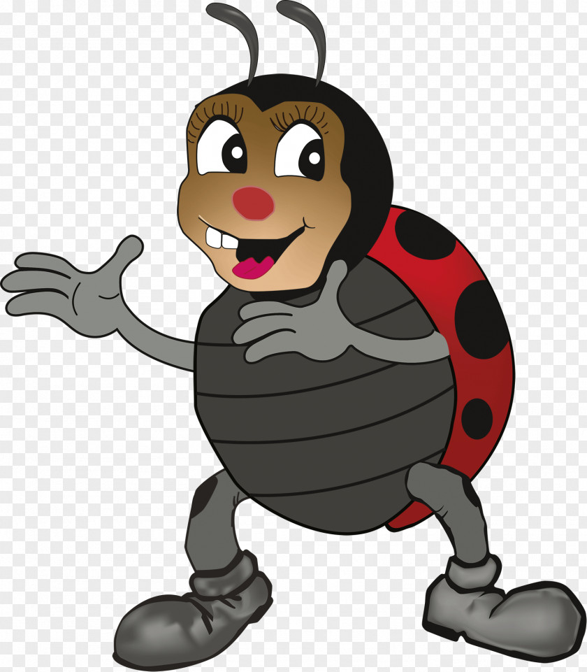 Insect Character Mascot Clip Art PNG